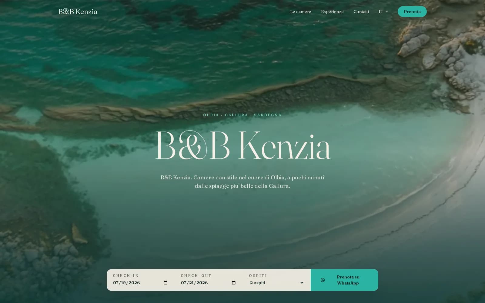 Sito B&B Kenzia